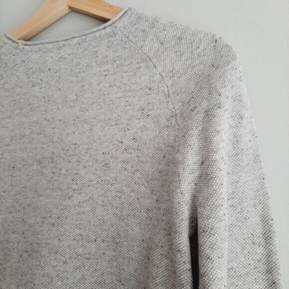 JACK & JONES Hill Knit Crew Sweater Light Grey  Sz XS - Picture 8 of 9
